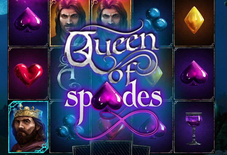 Queen Of Spades - Mascot slot at Kasyno Fireball Casino