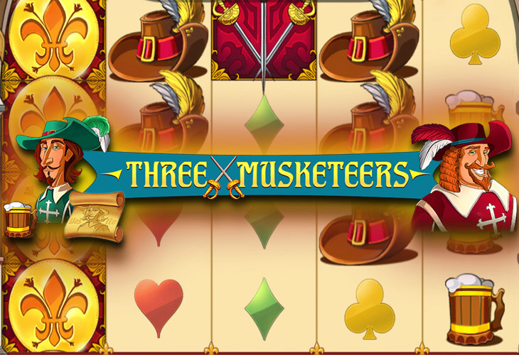 Three Musketeers - Red Tiger Gaming slot at Kasyno Fireball Casino